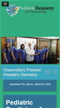 Mobile Screenshot of pediatricdentistryofgreenville.com